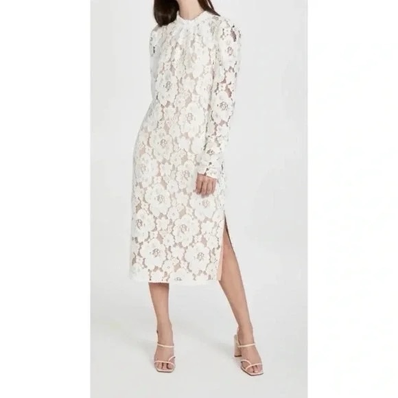 Wayf Dresses & Skirts - Wayf Emma Midi Lace Dress M